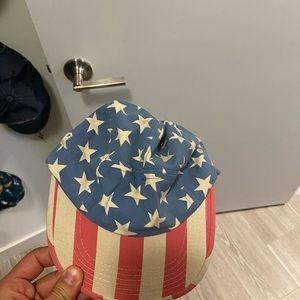 Vintage American Flag Hat(unisex)